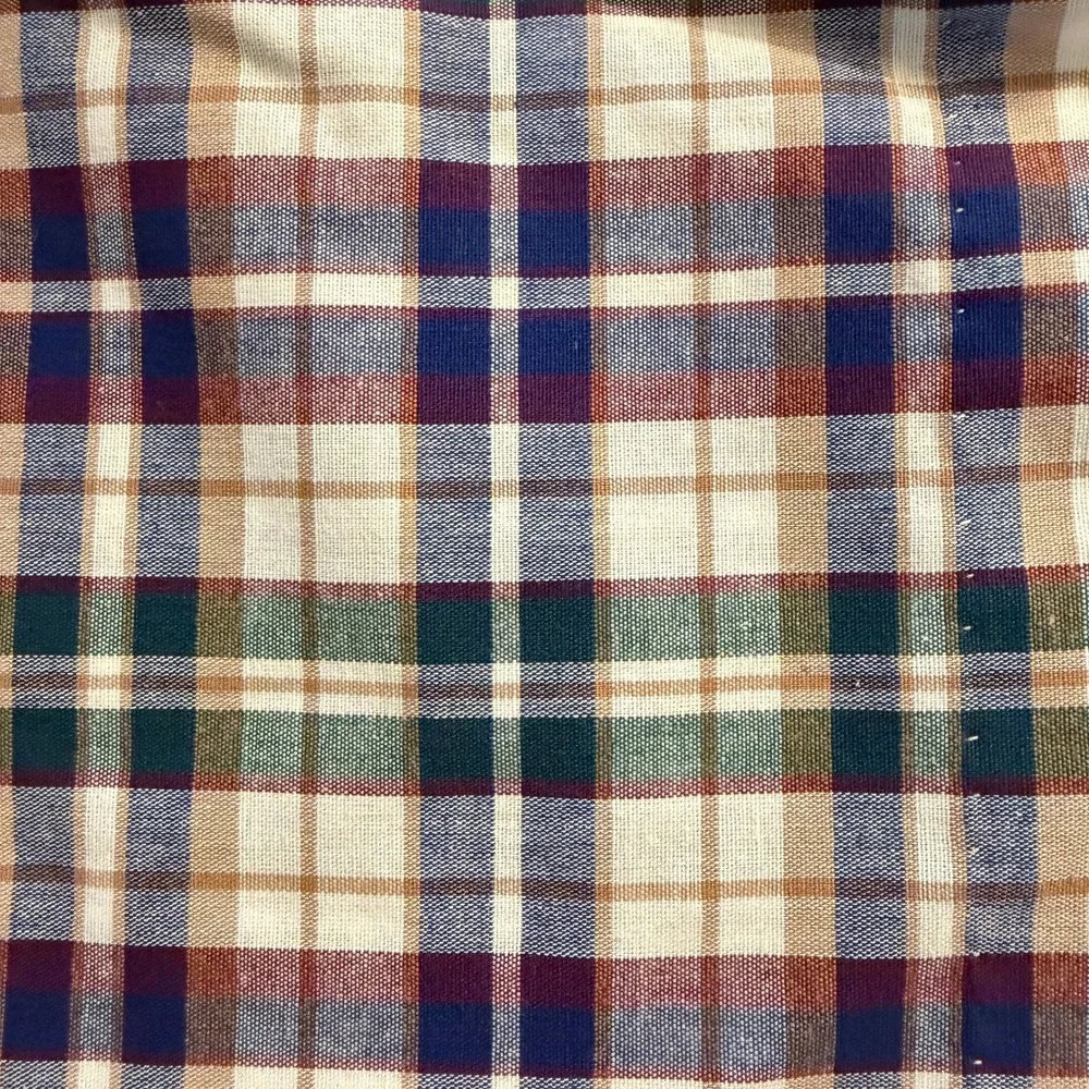 Longaberger‎ Market Day Plaid Woven Traditions Valance Farmhouse Country Vintage